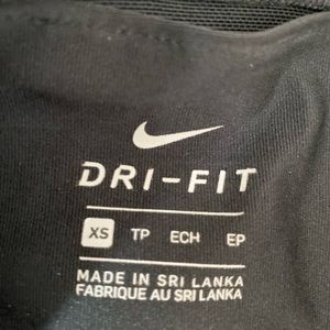 Nike Dri fit cropped leggings, black xs
